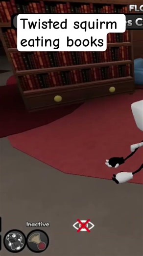 found twisted squirm eating books #dandysworld #roblox #squirm #bookshelf #audio