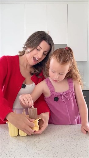 Homemade Chocolate Popsicles for Kids (healthy snacks for kids)🍫🍦