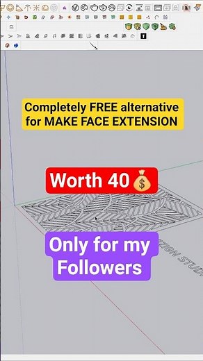 SketchUp Make Face Free Trick | AutoCAD to SketchUp Fastest Method 🚀