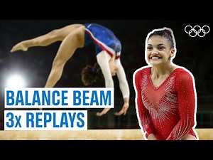All Laurie Hernandez 🇺🇸Balance Beam Routines at the same time!