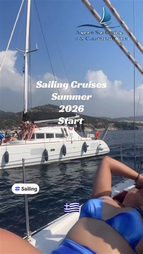 Our Sailing Cruises start and from Kavala, every Day with Catamaran and Luxury Sailing Yachts additional drinks music with Dj for a perfect Sailing day Cruise to the best spot of Kavala or Thassos🌊⛵️☀️ Book a Comfortable Sailing Yacht or Catamaran from Kavala, Thassos, Santorini, Mykonos, Paros, Naxos and Win our special discounts for a wonderful 2026 Summer ☀️⛵️🥰 Send your request for Reservations today .. Enjoy high quality Sailing and Activity programs with Luxury Monohull & Catamaran Yacht
