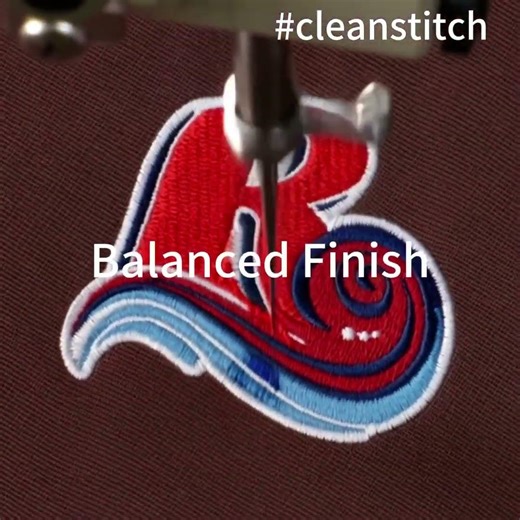 Stable Embroidery Process | Clean Logo Stitch Execution #cleanstitch