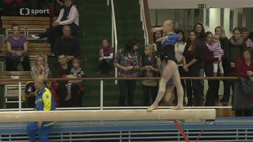 5.6K views · 122 reactions | Sokol Grand Prix Flashback: 2012 Maria Livchikova (UKR) BB Front aerial + front tuck AND front walkover piked front! @ukr.gymnastics This year's competiton starts on Saturday! | International Gymnast Magazine | Facebook