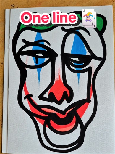 Mastering One Line Joker Art 🃏