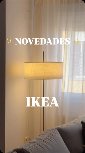 Sandra Vera Huerta on Instagram: "¿Acaso hay algo más importante que la luz de una casa? Puedes tener el sofá perfecto, el color ideal en las paredes y mil cojines… pero como la luz falle, todo falla! Esta nueva lámpara de IKEA ha sido match instantáneo!! calidez, diseño sencillo y esa luz que hace que la casa se sienta hogar 🫶 Porque la luz no es un complemento, es el alma del espacio ✨ ¿Tú también eres team luz cálida o aún te peleas con el blanco quirófano? 👀 #ikea #lamparadepie #novedades