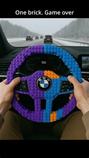 Purple, Blue & Orange BMW LEGO Steering Wheel – EXTREME Satisfying ASMR