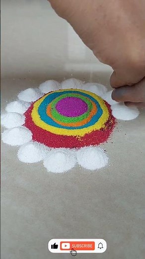 🌹Simple Easy and beautiful rangoli design Part 5🌹#trending #viral #rangoli #kolam