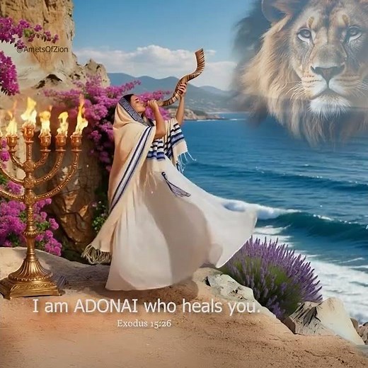 God heals you shofar soaking Messianic #spiritualwarfare #prayer #worship