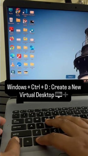 Shortcut keyboard | virtual desktop | #shortcutkeys #windows11