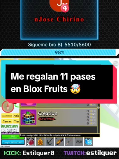 ¡Regala y recibe en Blox Fruits con Papi Chulo Brayan!