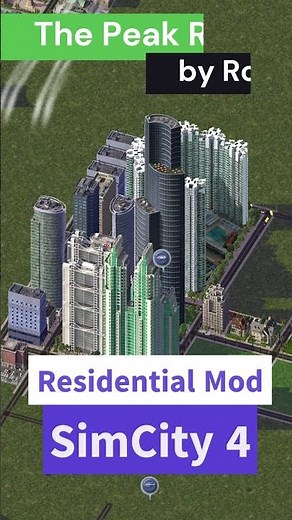 The Peak Residence | SimCity 4 | Residential Mod #simcity4