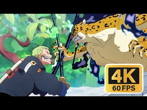 Zoro vs Lucci – Full Fight in 4K 60FPS | One Piece Epic Battle 🔥