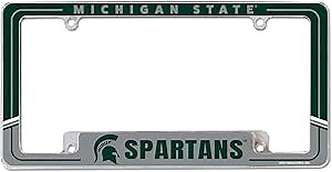 Amazon.com: Desert Cactus Michigan State University Spartans MSU Go Green Metal License Plate Frame for Front or Back of Car Officially Licensed (Alumni) : Sports & Outdoors