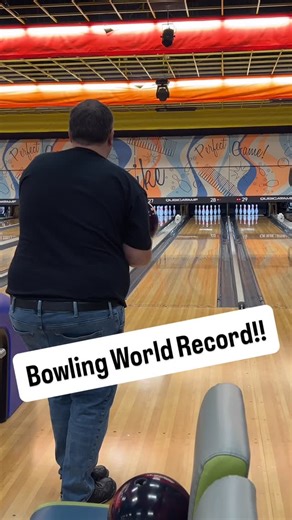 I just tied another bowling world record for most pins knocked down on a single shot in certified tenpin bowling! | Lucas Wiseman