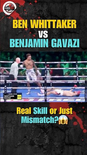 Ben Whittaker vs Benjamin Gavazi – Brutal Right Hand KO in Round 1!