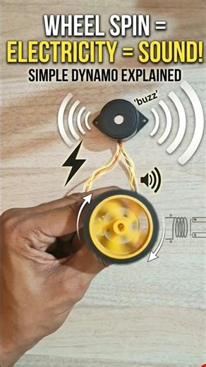Turn a Toy Motor into a GENERATOR! ⚡ Simple DIY Science Experiment #diy