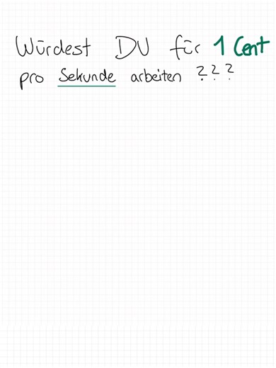 Würdest du für das Geld arbeiten? #mathe #rätsel #quiz #foryoupage❤️❤️ #fürdich