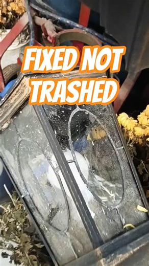 This Outdoor Lamp Was Saved with Carbon Fiber & JB Weld 😱