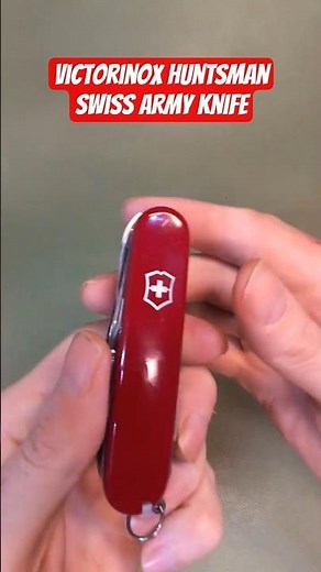 Victorinox Huntsman Swiss Army Knife revealed in 1 Minute #sak #swissarmyknife #thriftykaniffy