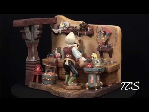 WDCC Pinocchio Geppetto's Workshop The Finishing Touch