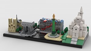 LEGO MOC-30894 Paris Skyline (Architecture > Skylines 2019)
