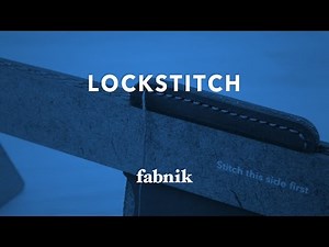 How to Sew Lock Stitch