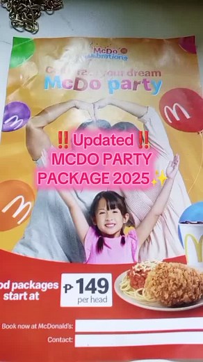 McDonald's Party Package 2025: Updated Details & Prices