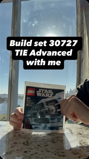 Joe | Brick Builder on Instagram: "Quick little Build With Me! Set 30727 TIE Advanced, only 68 pieces, but honestly the perfect build to take on a 3-day birthday getaway. Small, fun, and Vader-approved 🔥 Do you bring @lego when you’re travelling? #lego #legostarwars #afol #legolife #legobuild"
