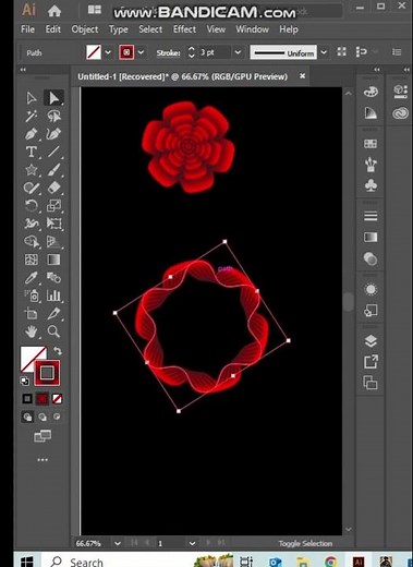 3D flower design make adobe illustrator easy design #illustrative #logo #designtutorial #illustrator