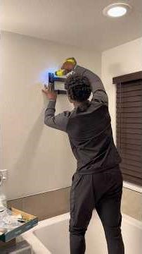 Mounting a TV in the bathroom! (Simple Tutorial)