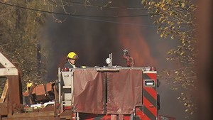 Crews battle Langley barn fire near Golden Ears bridge