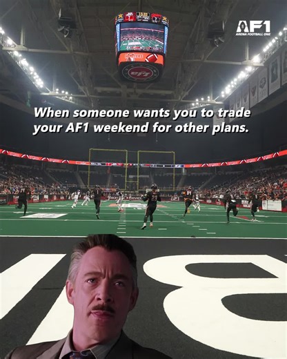 Haha… not going to skip the AF1 opening weekend! 😆 Catch all the games live starting this weekend on VICE TV, theaf1.com, and the AF1 YouTube channel 🗓️🏈