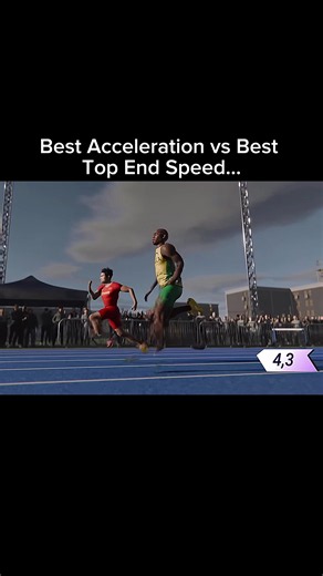 Best Acceleration vs Best Top End Speed in 100 meter dash - Usain Bolt vs Su Bingtian #trackandfield