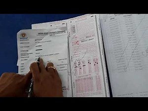 How to fill the Answer booklet and Attendance Sheet in Semester exam of University...???