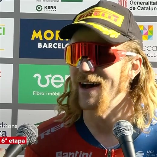 105K views · 1.7K reactions | "Probably the strangest day of my career" Quinn Simmons reacts to his first WorldTour stage win.  | NBC Sports Cycling | Facebook