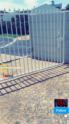 SWING GATE INSTALLATION#gateautomation#securtysystems