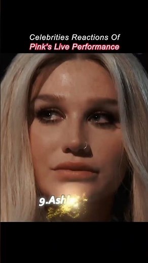 🔥 CELEBRITIES REACT TO Pink'S LIVE PERFORMANCE 🎤✨ #shorts #viral #music