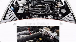 6an Fuel Line Hose, 20 FT 3/8 Braided Fuel Line Nylon Braided 6an Hose Line, Nylon CPE AN6 Fuel Line for Fuel, Oil, Gas, Diesel, Hydraulic - Black