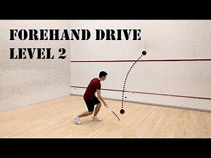 Squash - Forehand Drive - Level 2 - Beginner Solo Training