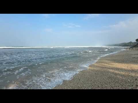ASMR Ocean Waves 🌊 Calm Beach Night for Stress Relief & Sleep Relaxing Sound Wave Beach