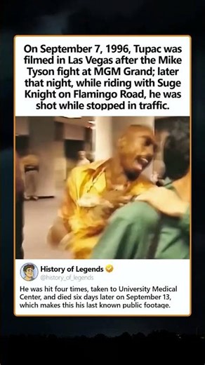 TUPAC'S LAST PUBLIC NIGHT