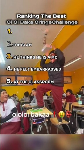 Ranking The Funniest Baka Challenge #cringe #shorts