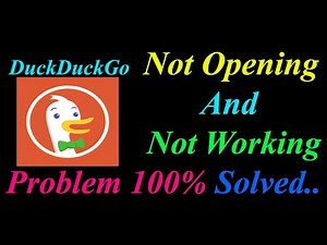 How to Fix DuckDuckGo App Not Opening / Loading / Not Working Problem in Android Phone