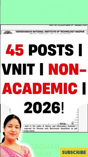 NIT Nagpur 2026 🚨 45 Vacancies | Last Date 1 March | Apply Now!