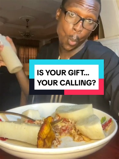 Being gifted doesn't automatically mean you've found your calling. A gift tells you what you can do... A calling reveals why GOD entrusted it to you. The real question isn't just,