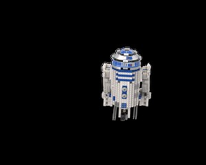 LEGO MOC-41578 R2D2 RC Controlled with Calliope mini | Set 9748 Upgrade (Technic > Star Wars 2020)