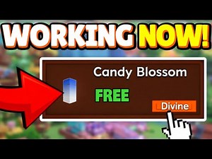HOW to get CANDY BLOSSOM in Grow a Garden 😱 (FAST & FREE METHOD)