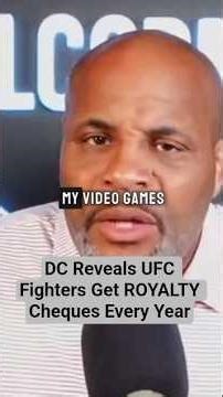 DC Reveals UFC Fighters Get ROYALTY Cheques Every Year #ufc #ufcfighter #danielcormier #mma #fight