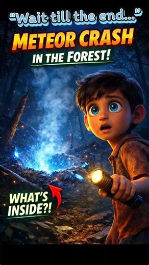A Mysterious Meteor Fell in the Forest! 🌌 | 3D Animated Sci-Fi Story