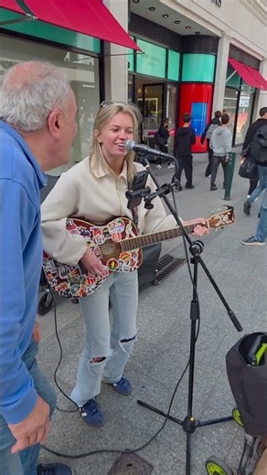 Pure Busking Magic Zoe Clarke Don't Look Back In Anger, on Grafton Street